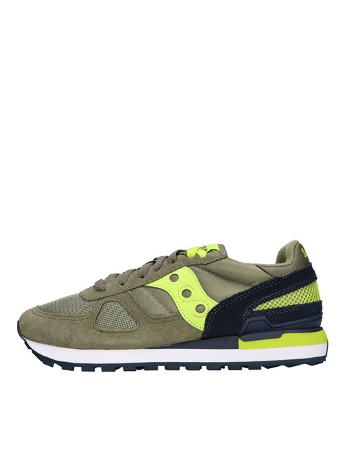 Sneakers in camoscio e tessuto SAUCONY | SHADOW ORIGINALSVERDE-BLU